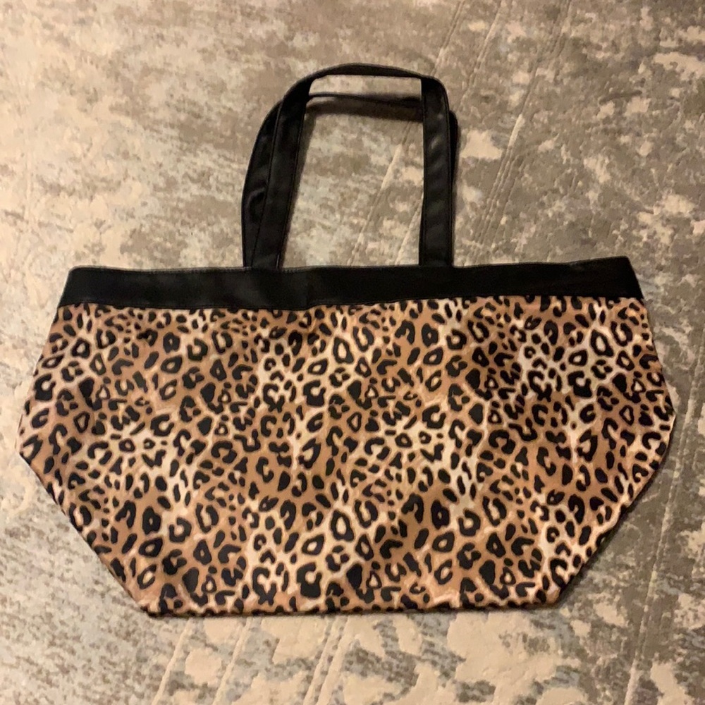 Cheetah print bag